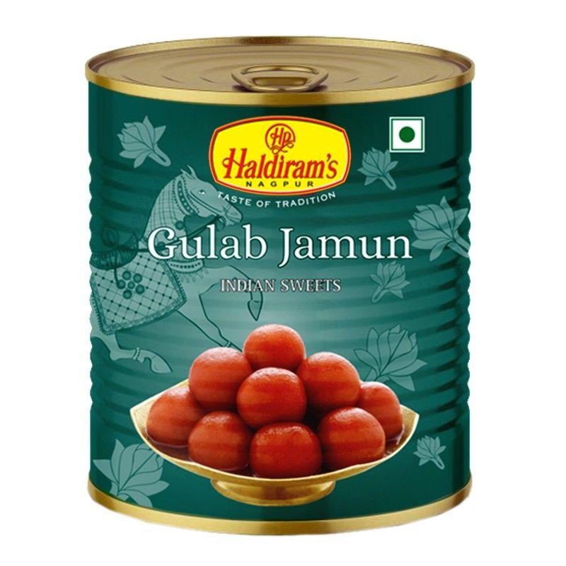 Haldiram's Gulab Jamun tin can - 1kg 