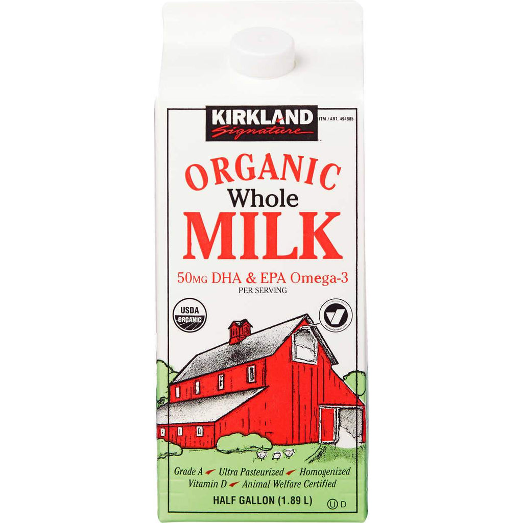Kirkland Organic Milk (1/2 Gal) 